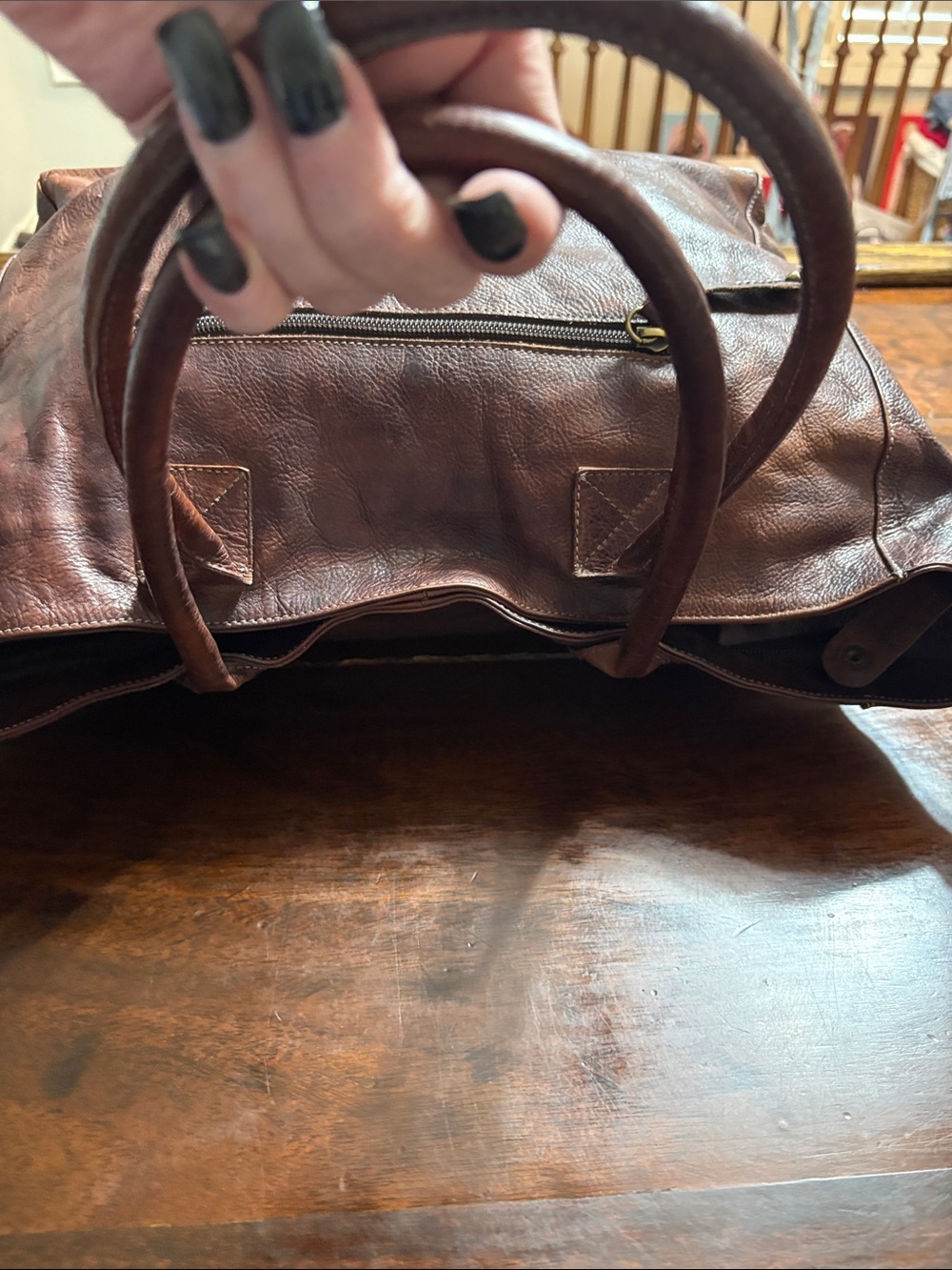 BED|STÜ Cersei Leather Convertible Shoulder/Bucket Bag - Picture 8 of 16